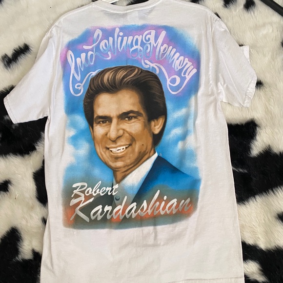 Kanye West Saint Pablo Tour Merch. Donda West, Robert Kardashian T-Shirt - Picture 2 of 6